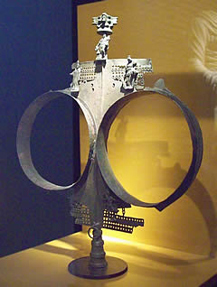 Estandarte romano procedente de Pollentia (Museo Arqueol&oacute;gico Nacional)