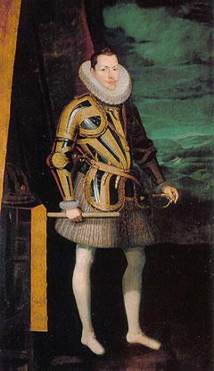 Retrato de Felipe III por Juan Pantoja de la Cruz 