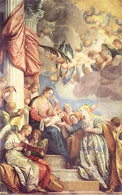 Los desposorios m&iacute;sticos de Santa Catalina. Veron&eacute;s