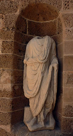 Escultura romana aparecida en Ibiza