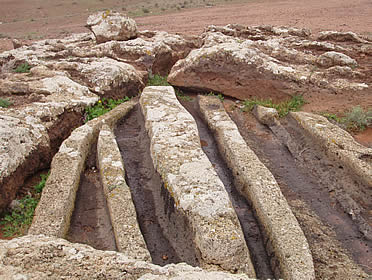 Yacimiento de Zonzamas, en Lanzarote