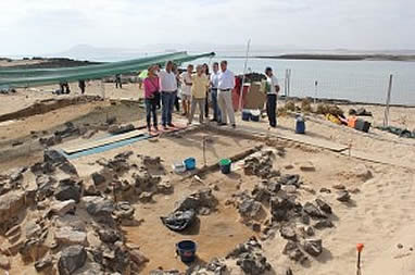 Yacimiento en la Isla de Lobos