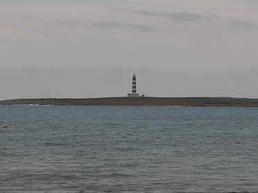 La Isla del Aire, frente a las costas de Menorca