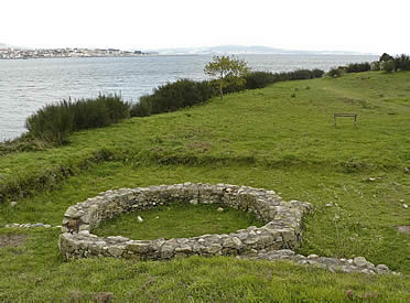 Castro de Neixón, en Boiro (A Coruña)