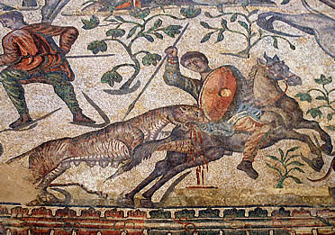 Mosaico de la villa romana de La Olmeda