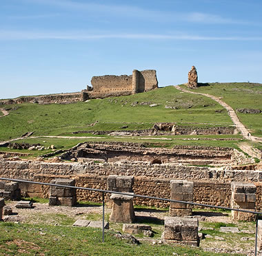 Imagen de la ciudad romana de Valeria